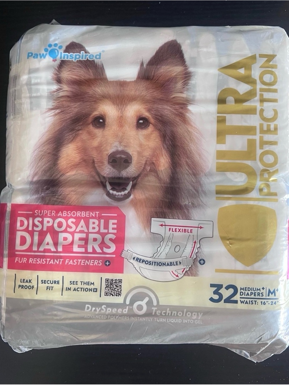 New dog diapers size M